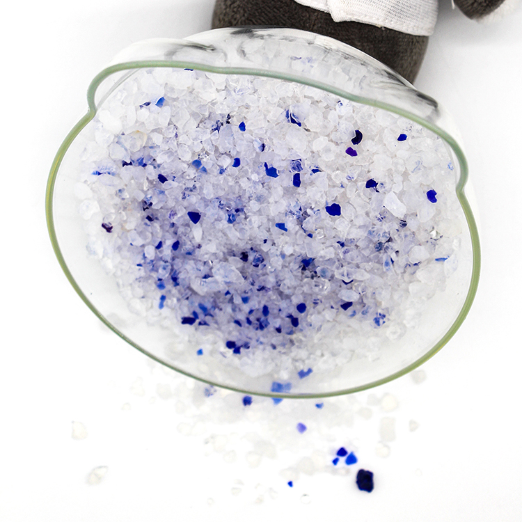 No dust crystal silica gel cat litter factory supply silicone cat litter