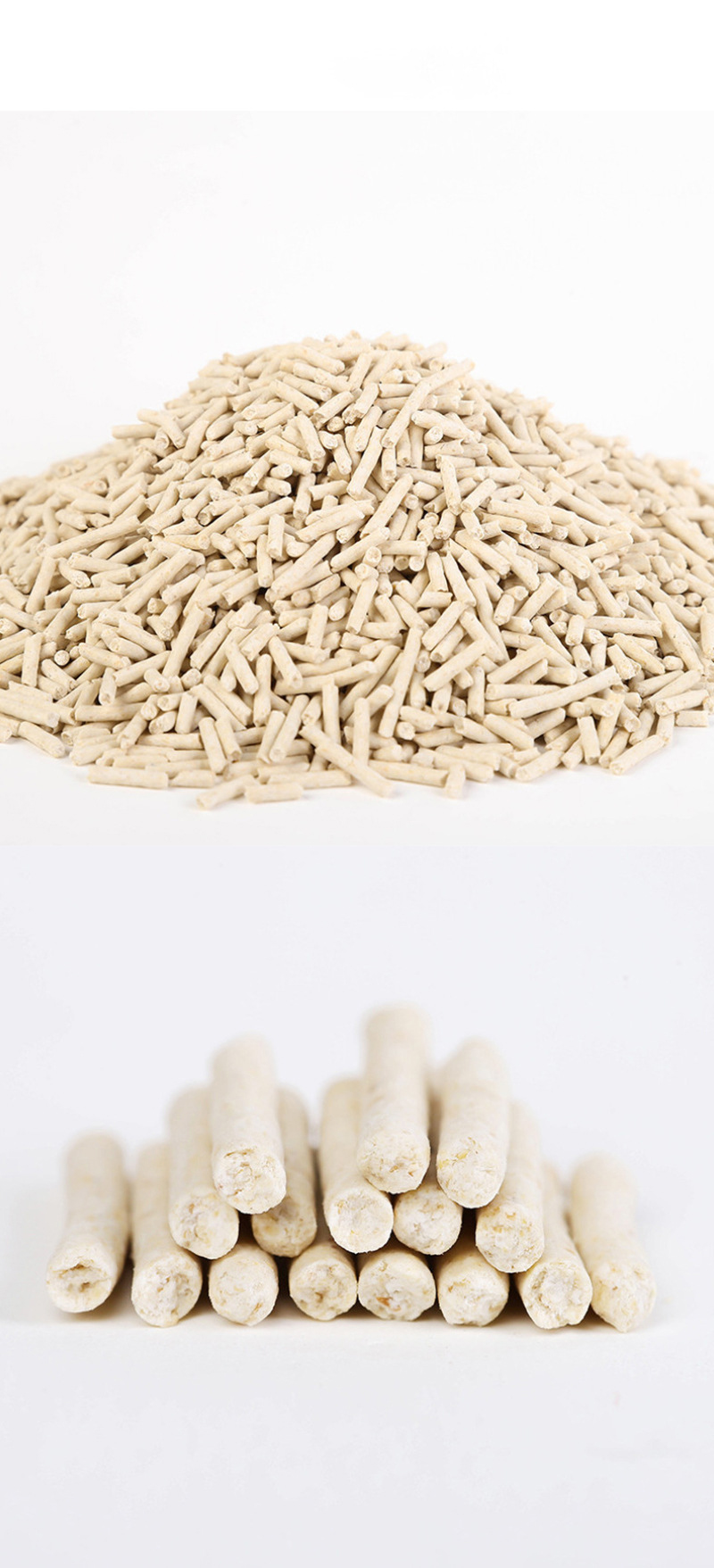 OEM Factory Good Clumping Ability Water Absorption Deodorization Control Tofu Cat Litter Sand With Low Dust