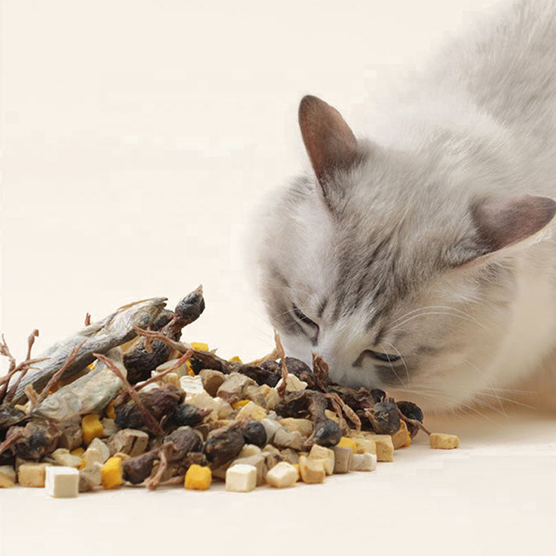 Freeze Dried Chicken Cube Hot Sale Cat Dog Treats Cat Grass Snacks No Additives