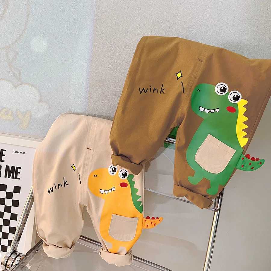Clothing Sets Autumn Baby Clothes For Boys Cartoon Dinosaur Tops Overalls 2Pcs/Sets Children Casual Costume Infant Outfits Kids Tracksuits H241126