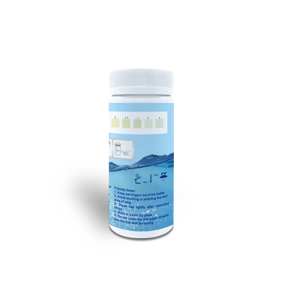 Water Test kit Hot Selling Rapid Test Kit for Spa Swimming Pool Aquarium Ammonia Nitrogen Test Strips