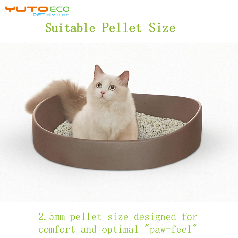 Factory Direct Strong Water Absorption & Deodorizing Plant Fiber Cat Litter Made Natural Food Grade Materials