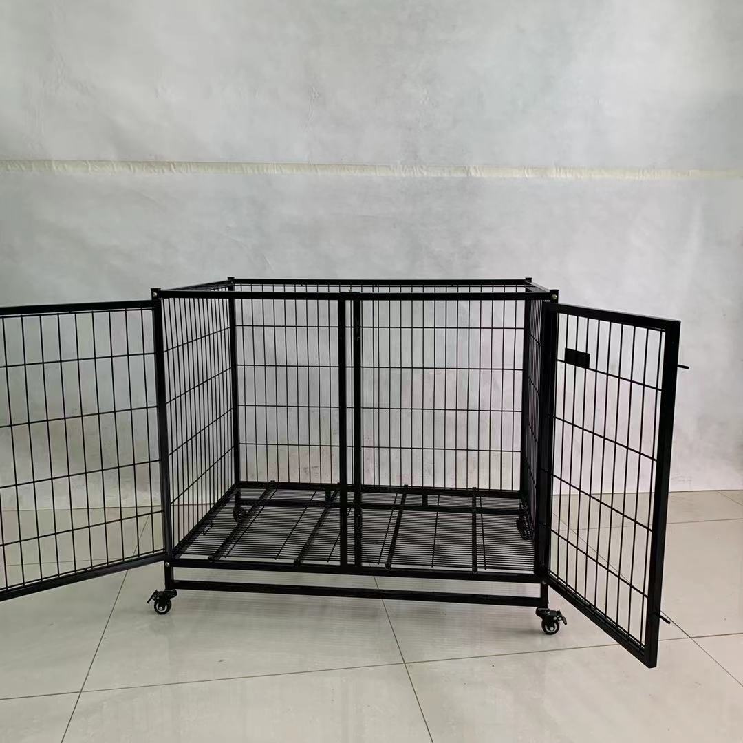 G-210705-2China Metal Assemble Galvanized Heavy-Duty Pet Cages Dog Kennel Carrier Cheap Pet Cage Big For Outdoor Large