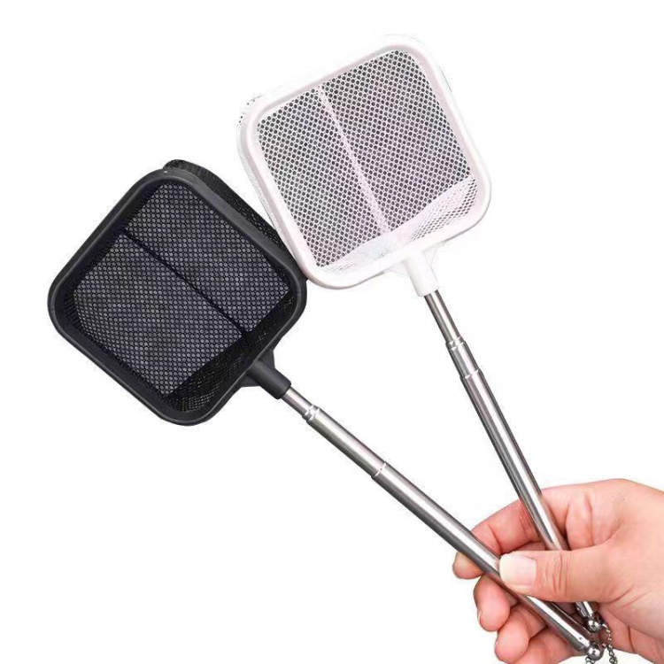 Hot selling 3D Fish Tank Fishing Net Stainless Steel Retractable Fish Shrimp Fish Net Pocket