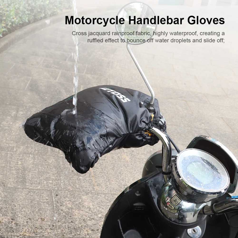 Motorcycle Scooter Warm Handlebar Muff Rainproof Motorbike Grip Thermal Cover Winter Motorcycle Gloves Motorcycle Accessories S25118