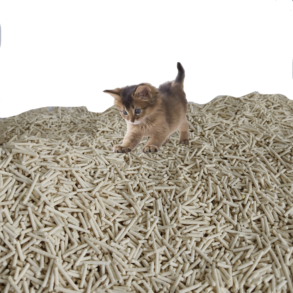 High Selling Fast Clumping Cat Litter Tofu Pure Natural Plant Materials Flushable Toilet Tofu Cat Litter