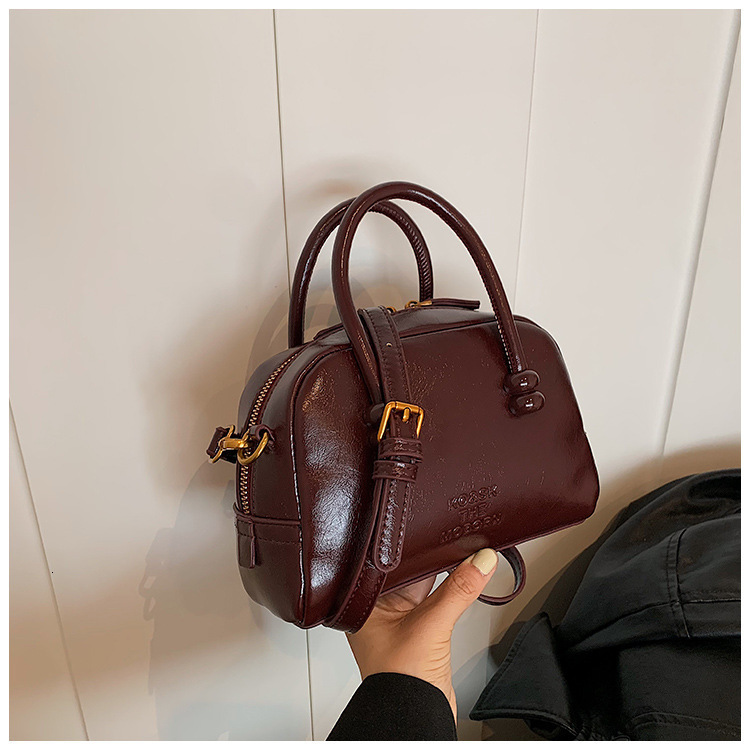 Women In Autumn And Winter, Fashionable Crossbody For Women, Hand-held Bowling Bags Designer Handbags