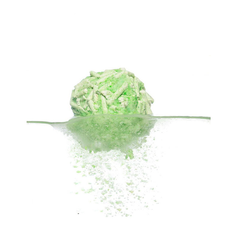 Oem Manufacture Bentonite Crushed Cat Litter Irregular Shape Premium Green Tea Tofu Cat Litter