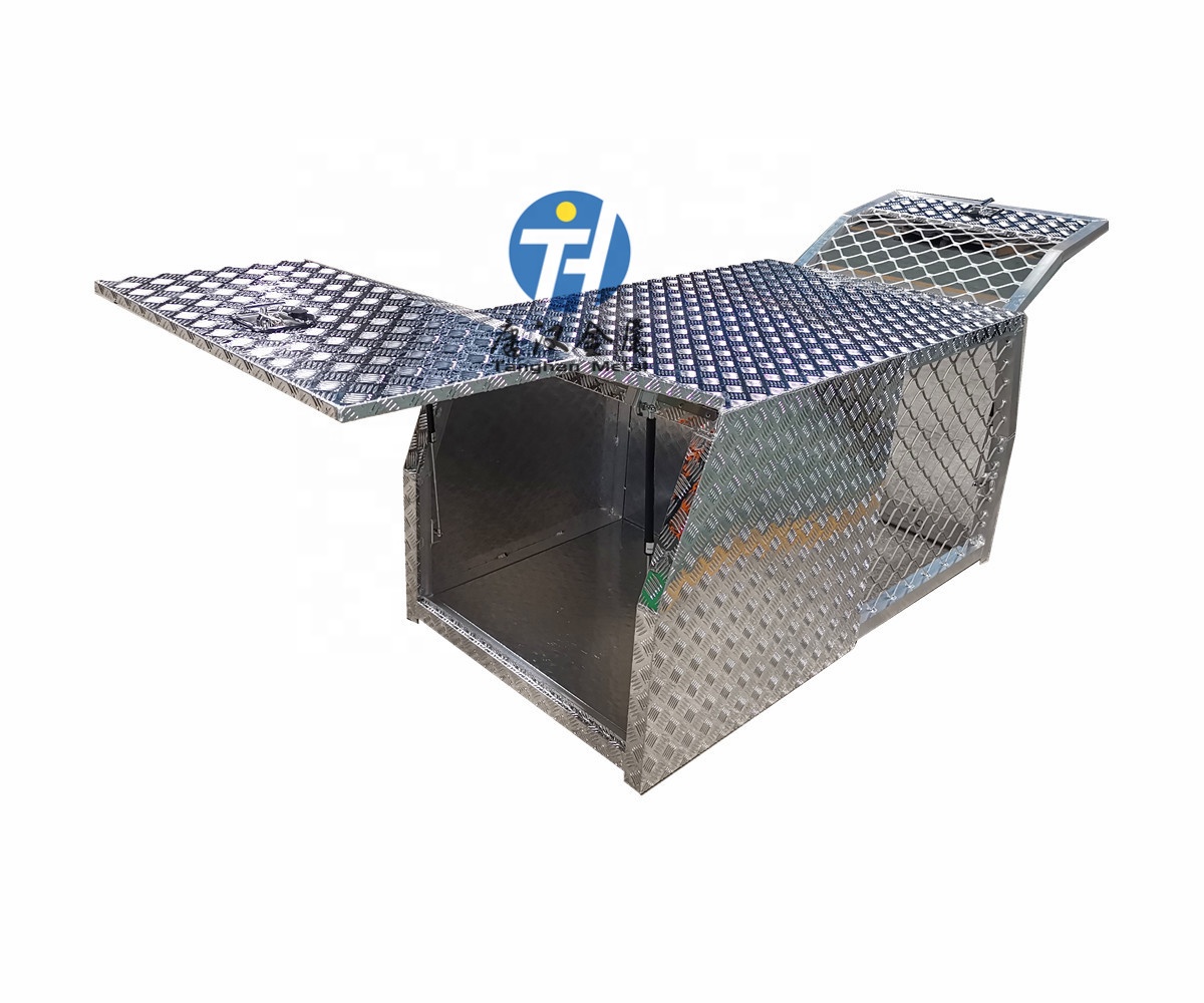 factory sales truck pickup car vent windows t-lock single door aluminum dog boxes