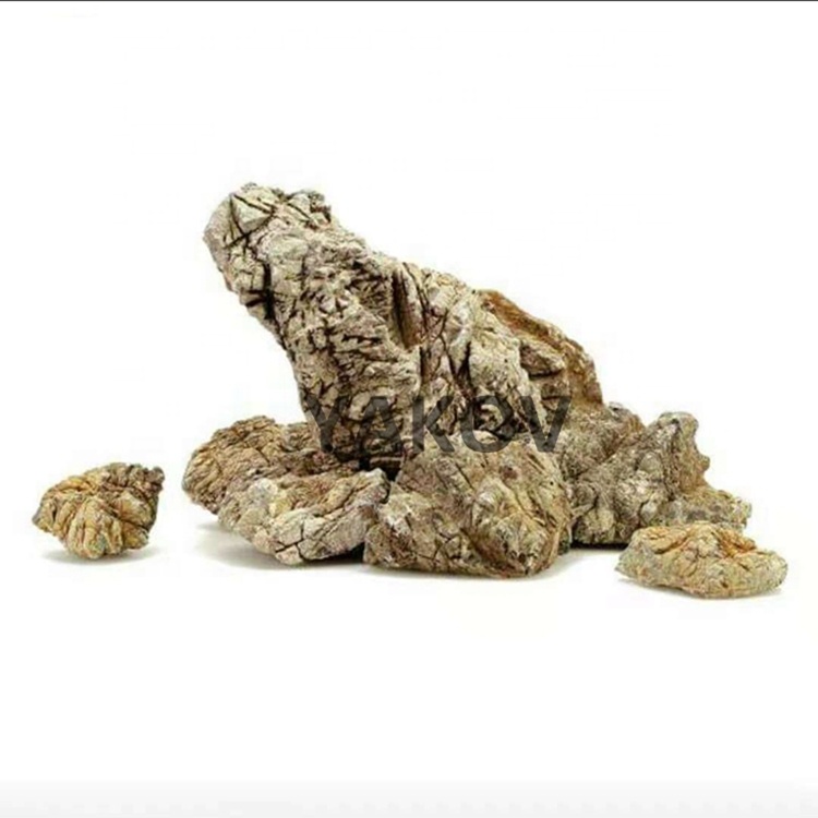 hot sales 10-30cm aquarium rocks decoration Ancient stone