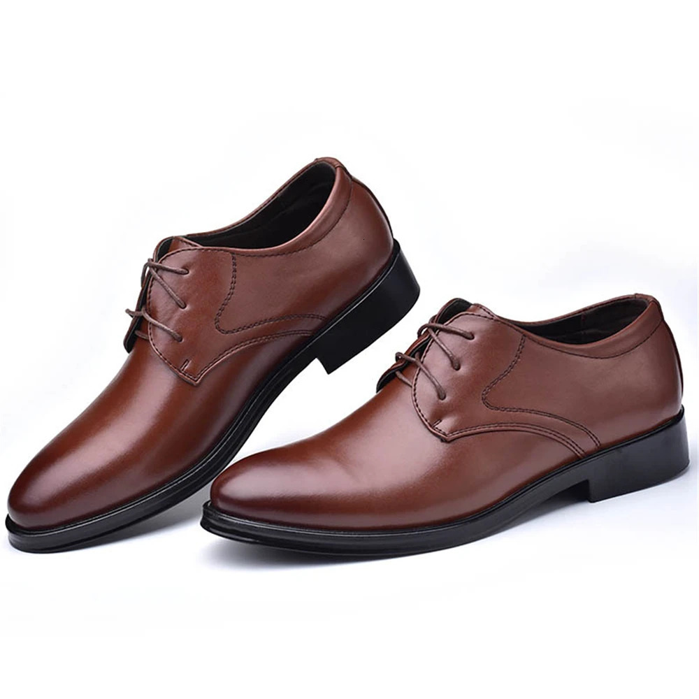 Fashion Mens Round Toe Loafers Leisure Business Dress Shoes Breathable Oxfords Chic Mens Office Footwear Fashionable Cozy 241126