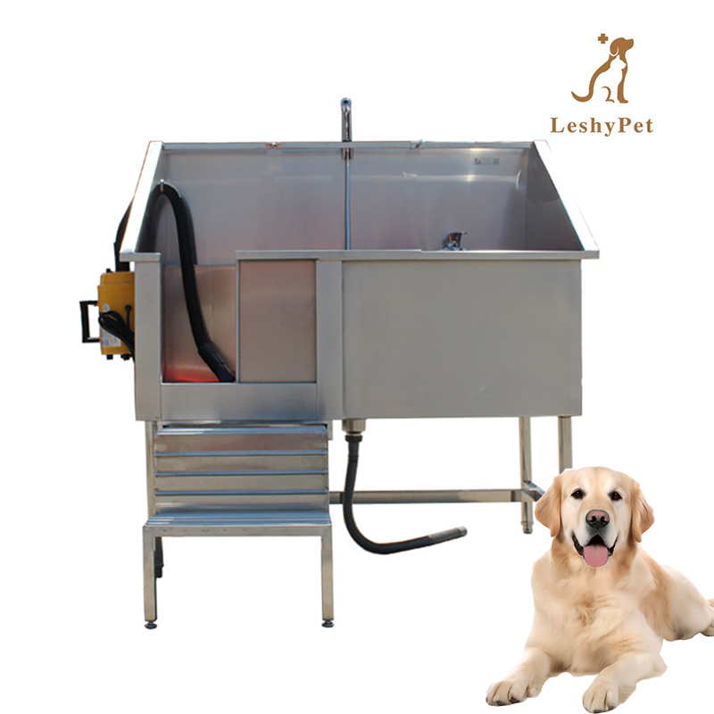 Leshype Dog Grooming Bathtub stainless Steel Dog Bathtub dog Bath Tub pet Bath