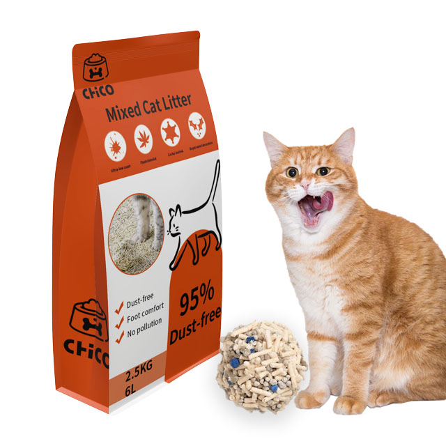 2-3mm Striped Cat Litter Tofu Mix Quickly Clumping Machine Making Tofu Cat Litter