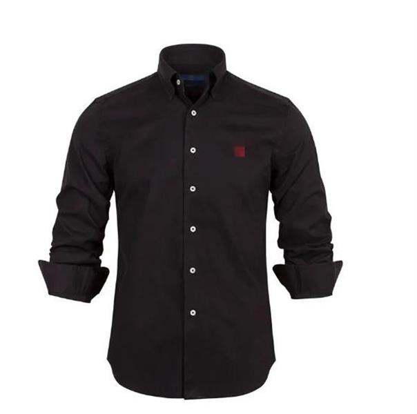 hot sell New small horse Long sleeved Shirt Slim Fit Men's Retro Embroidered Shirt Designer Cotton Men's Clothing Business Men's Casual Shirts