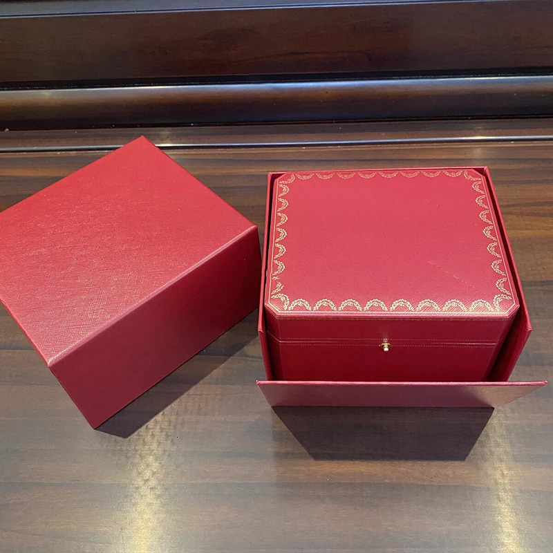 Red Watch Jewelry Packaging Box 1-Slot Watch Bracelet Storage Box Flip up Mens Mechanical Watch Organizer Box 241125