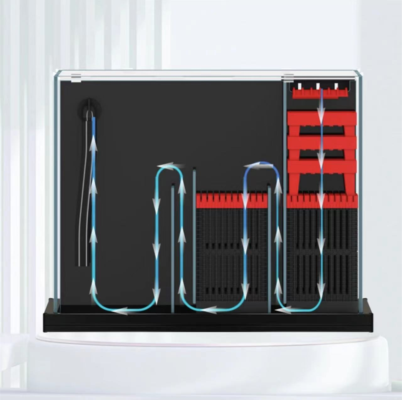 Seawater and freshwater integrated fish tank, ultra silent MINI fish tank