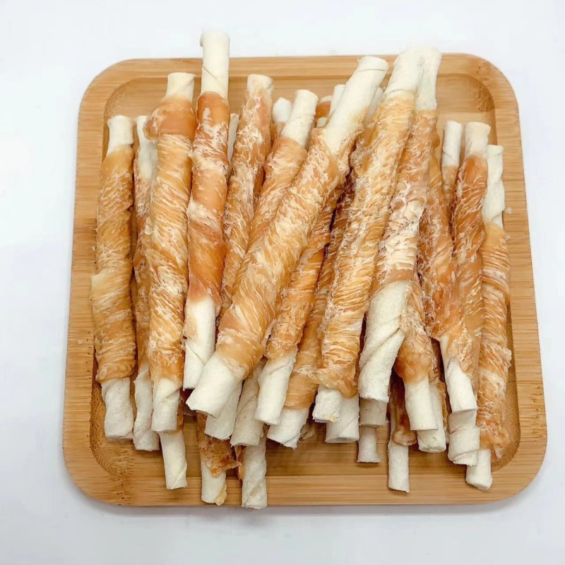 Hot Sale High Quality Pet Snack Chicken And Beef Rope Dog Treats