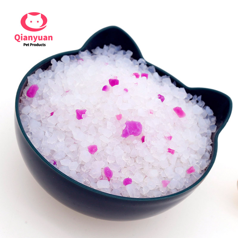 Dust-free Oem Bsci Factory Directly Sell Non-clumping Wholesale Crystal Cat Litter Highly Absorbent Silica Gel Cat Litter