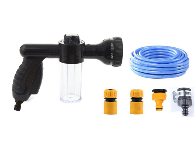 ABS Pet Shower Water Gun Foam Water Gun 8 In 1 With 10 Meter Water Pipe For Puppy Spray Dog Cleaning Pup Jet Dog Wash