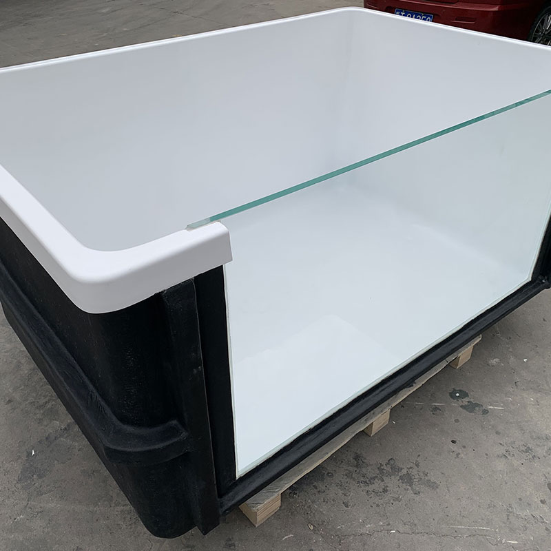 fishfrp 2023 new factory fresh water indoor fiberglass aquaculture larval hatchery aquarium fish tank accessories