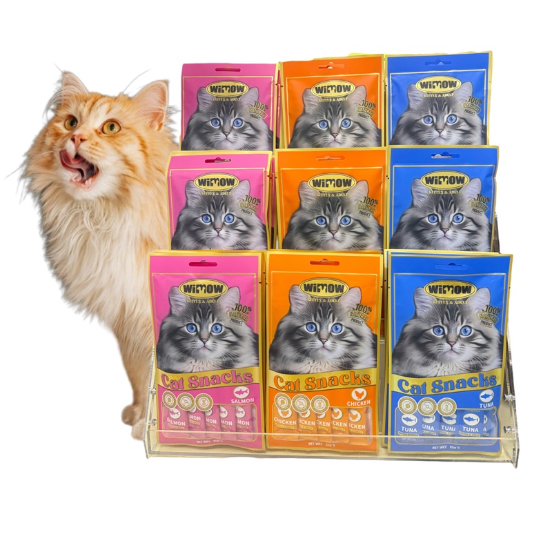 OEM ODM High Quality Cat Treats Chicken Salmon Creamy Treats Cat Licking Treats Snacks Wet Food Cat Treats