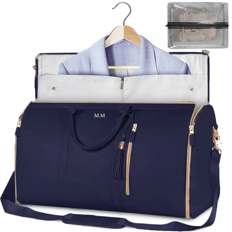 Womens Large PU Folding Suit Storage Bag Large Capacity Hand Luggage Bag Travel Bag Multi Function 241114