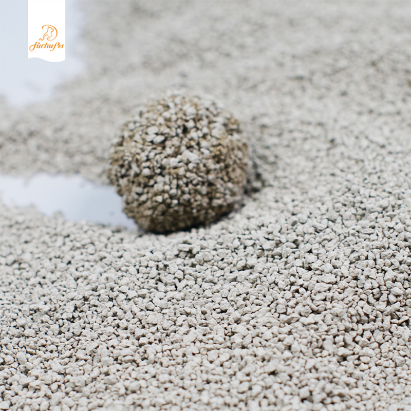 Bentonite Silica Gel Crushed Cat Litter 25kg Odor Control Bag with Crushed Texture and Natural Fragrance Irregularity Pattern