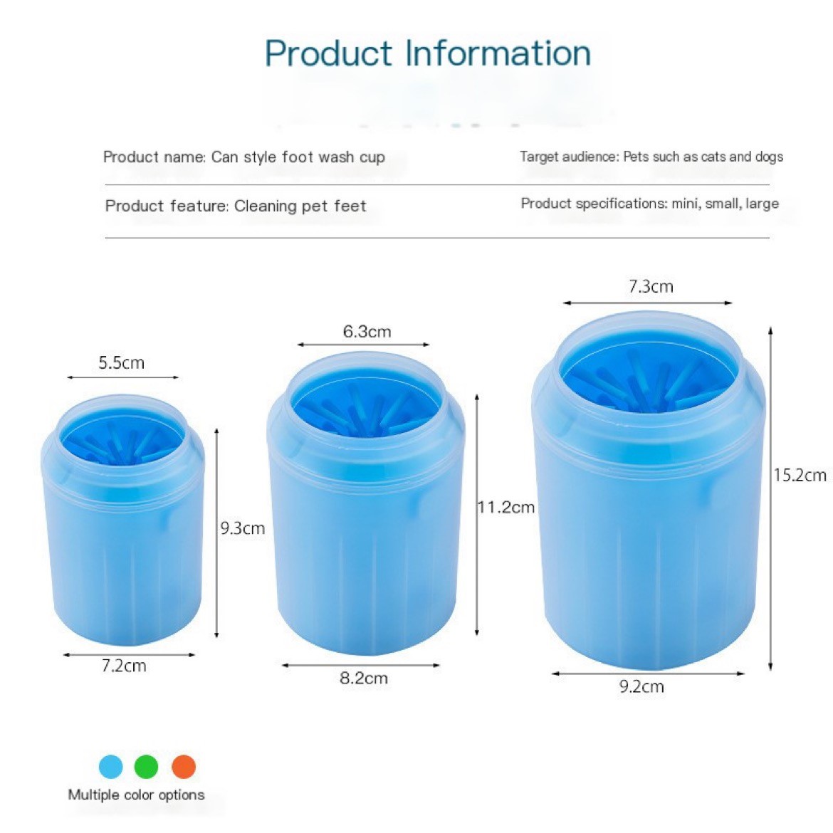 Pet Foot Washing Cup Dog Cat Bathing Tool Pet Cleaning Beauty Automatic Foot Washing Machine Dog Foot Washing Cup