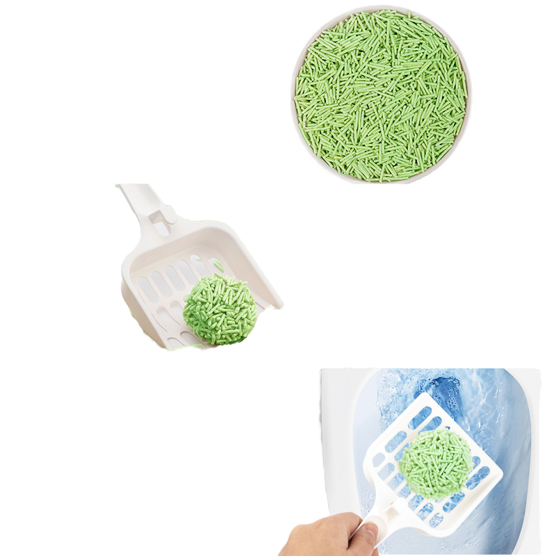 Wholesale factory cat litter Tofu Cat Litter Sand 6L Plant Degradable in Stock with 5 Flavors