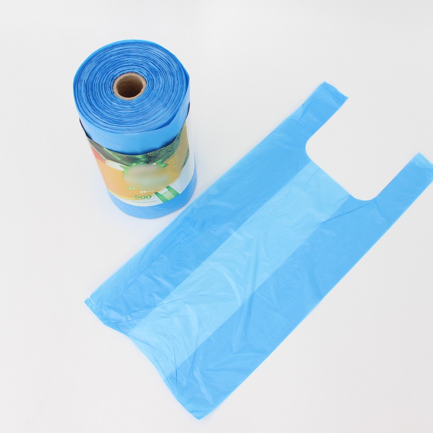scented biodegradable HDPE+EPI pet waste bags or dog poo bag