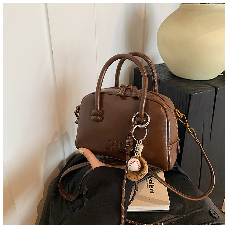 Women In Autumn And Winter, Fashionable Crossbody For Women, Hand-held Bowling Bags Designer Handbags