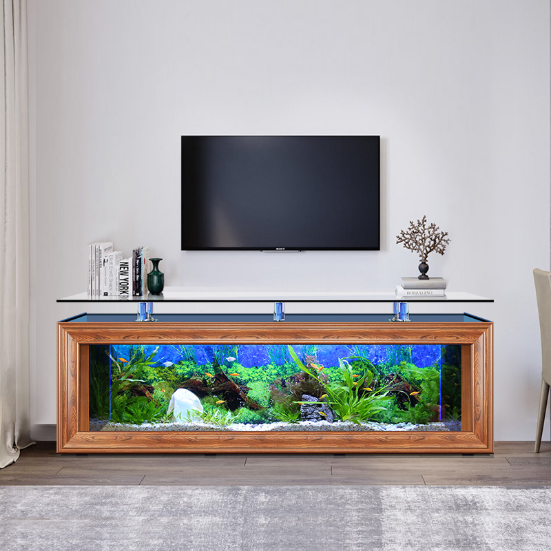 High Quality Glass Fish Tank Aquarium TV Stand Fish Tank For Living Room