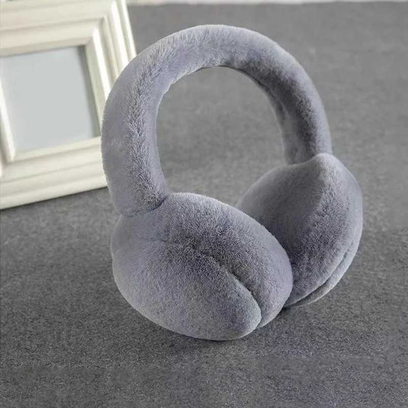 1PC Earmuffs Winter Warm Windproof anti-freezing Ear Muffs Plush Ear Warmer Full Plush Short Hair Ear Muffs Can Be FoldedXJ241126