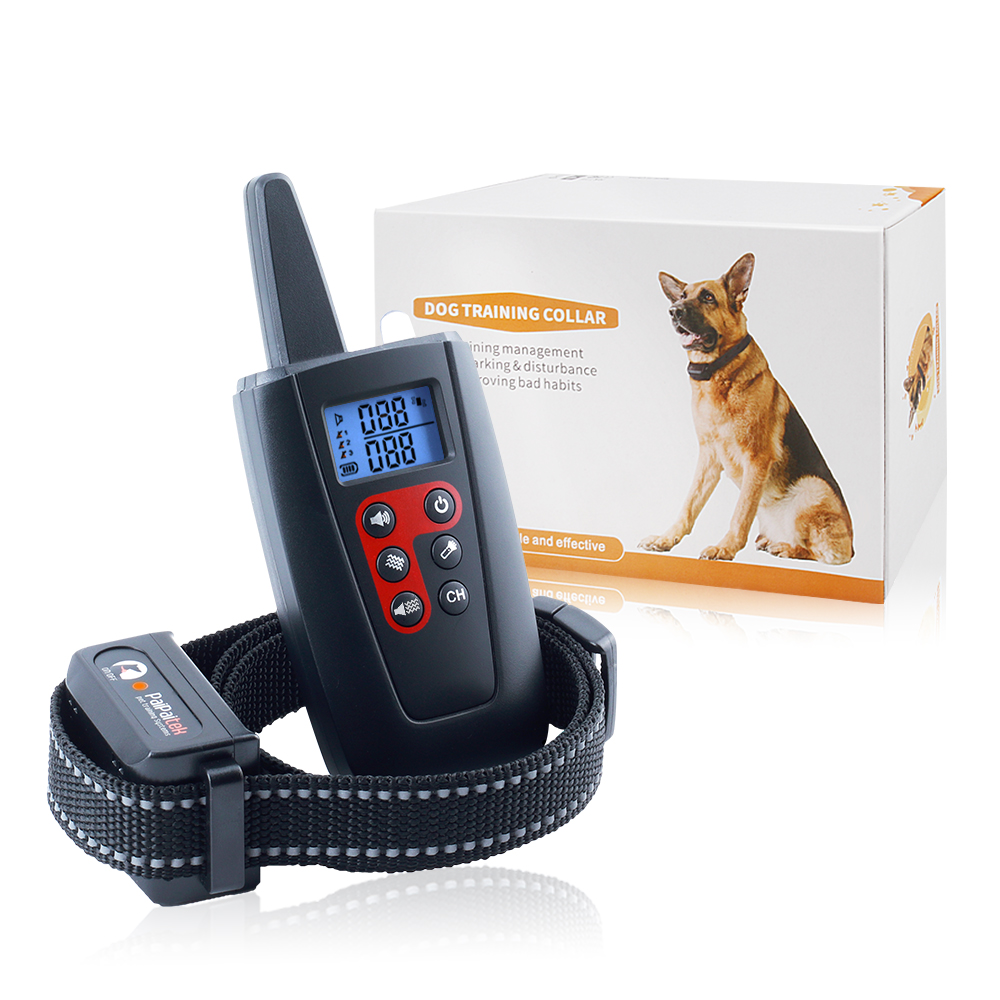 2023 Hot Pet Training Collar Long Range Remote Control Pet Electric Factory wholesale Vibrate Behavior Dog Collar