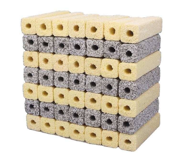 Fish Nano Far-Infrared Bacteria House Aquarium Filter Material Culture Ring Ceramic Bio-Sphere Aquarium Bacteria Cylindrical