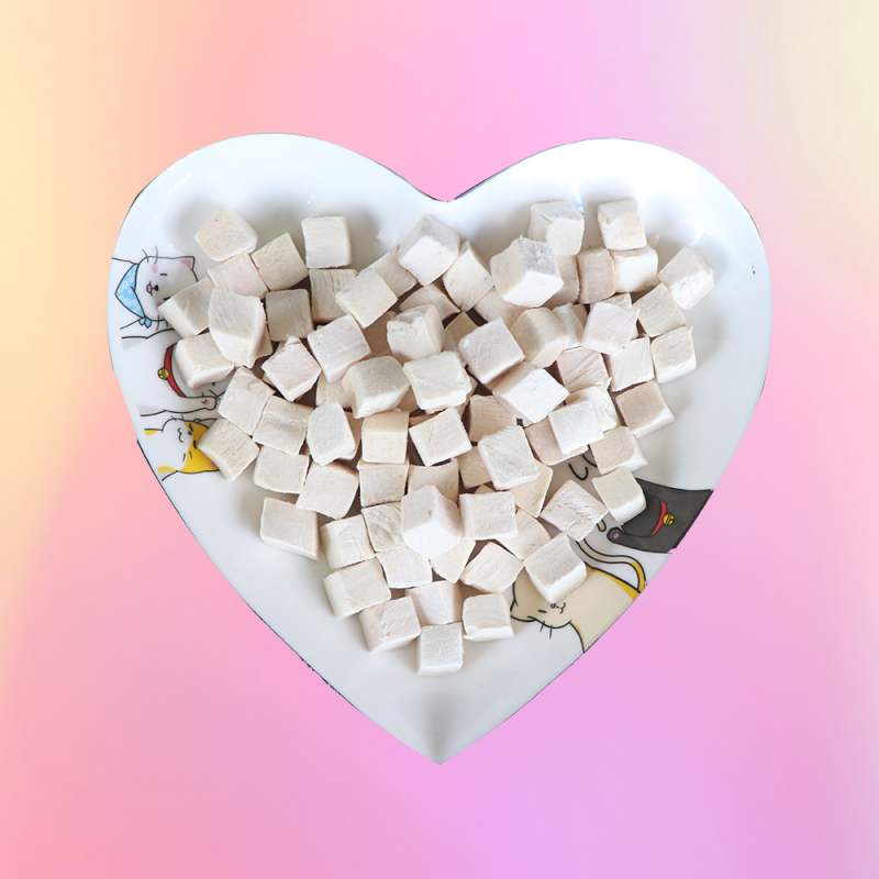 Hairball Removal Cat Treats Freeze Dried Chicken Cube Mixed Vegetables Cat Grass Granules Treats