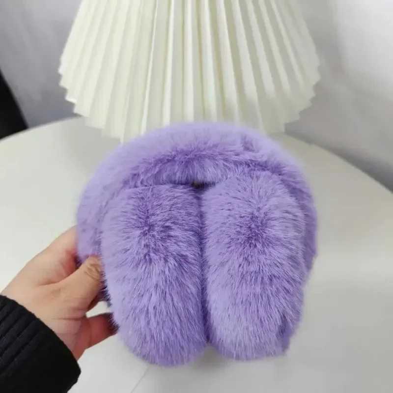 Comfortable Stylish Winter Thermal Unisex Fluffy Ear Covers Soft Unisex Earmuffs Solid Color for HikingXJ241126