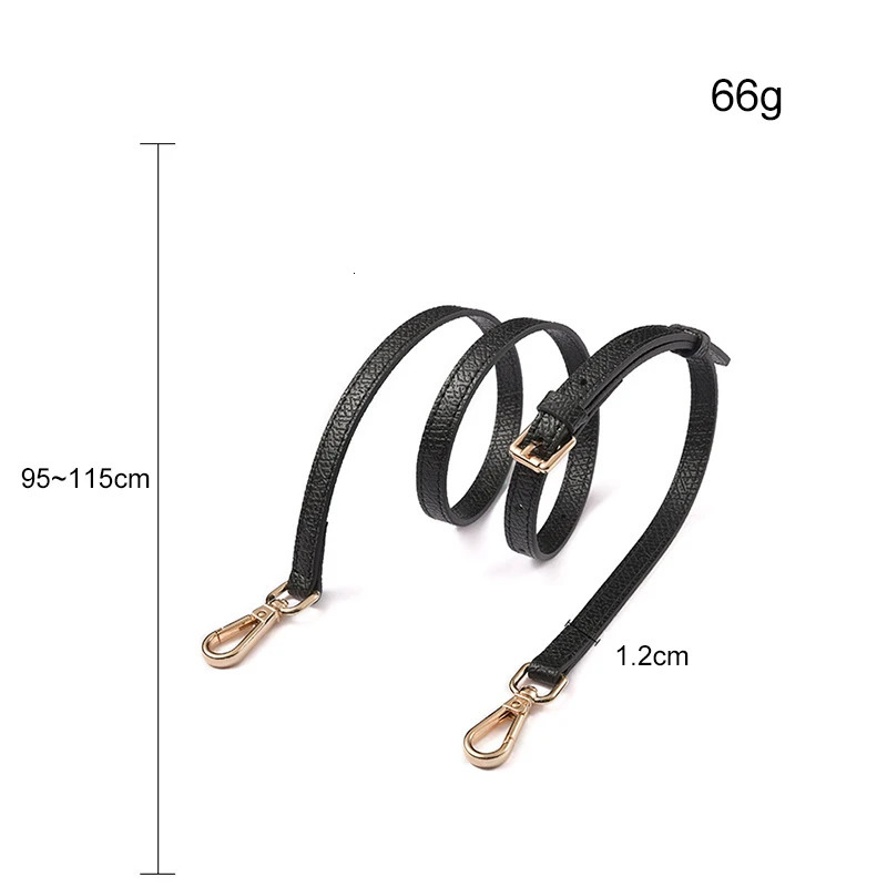 110pcs Leather Crossbody Bag Strap Black Beige Apricot Khaki 110130CM y Adjustable Fashion Shoulder Accessories 241125