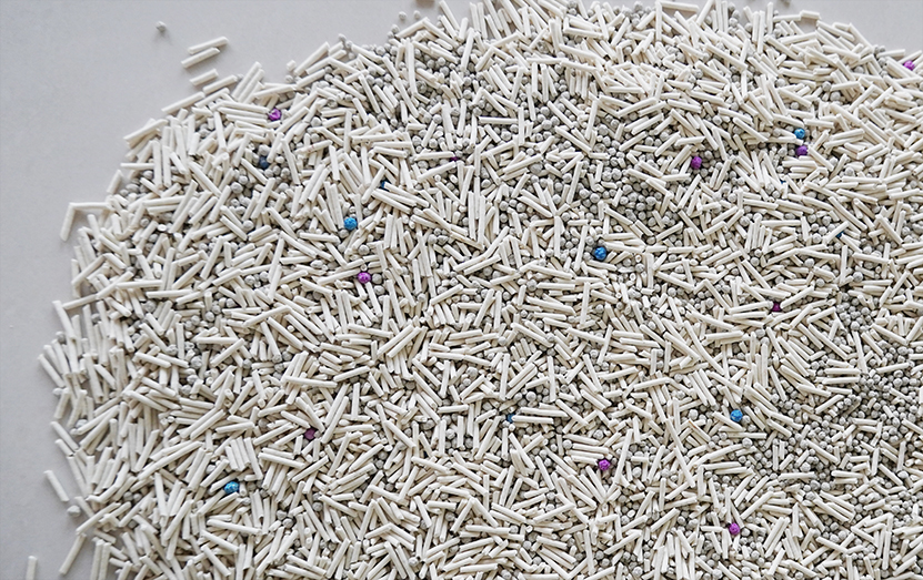 Strong Clumping Ball Shape Colour Tofu Cat Litter Bentonite Mixed Wholesale Dust Free 100% Natural Customizable