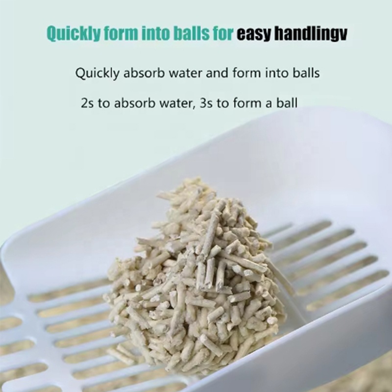 Flushable Natural Tofu Clumping Cat Litter Private Label Organic Cat Litter Tofu Carbon 1.5mm Bulk