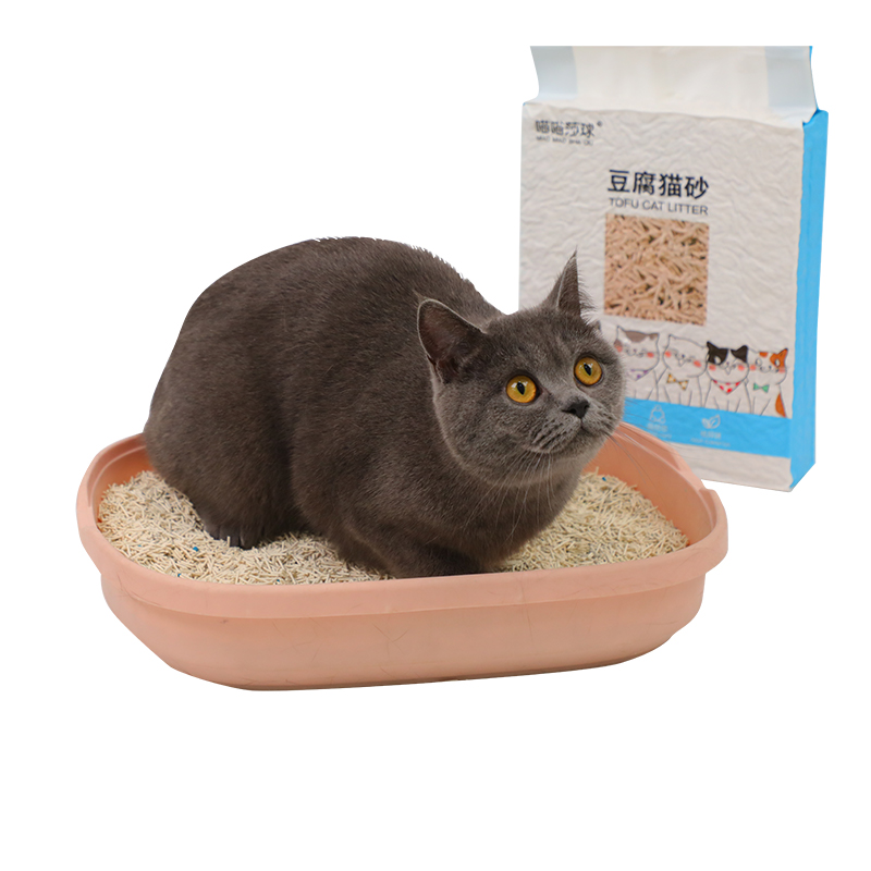 OEM Highly Absorbent Dust Free PH indicator health care pea flour &corn flour milk flavor Tofu Cat Litter