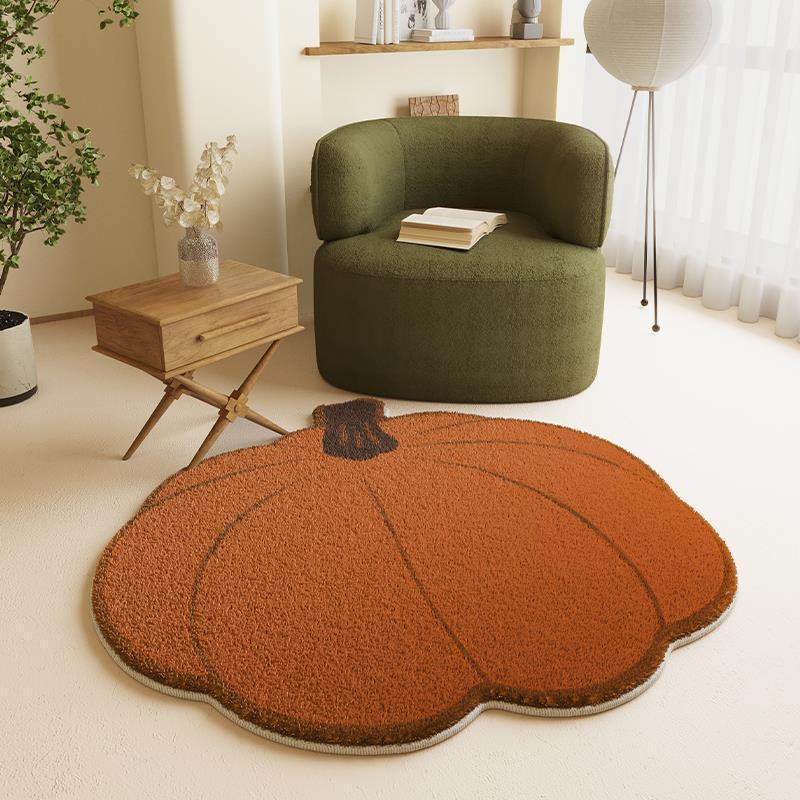 Round Carpet Living Room Dirty Resistant Easy Care Maiden Bedroom Carpet Study Swivel Chair Floor Mat Dresser Non-Slip Pad M260207