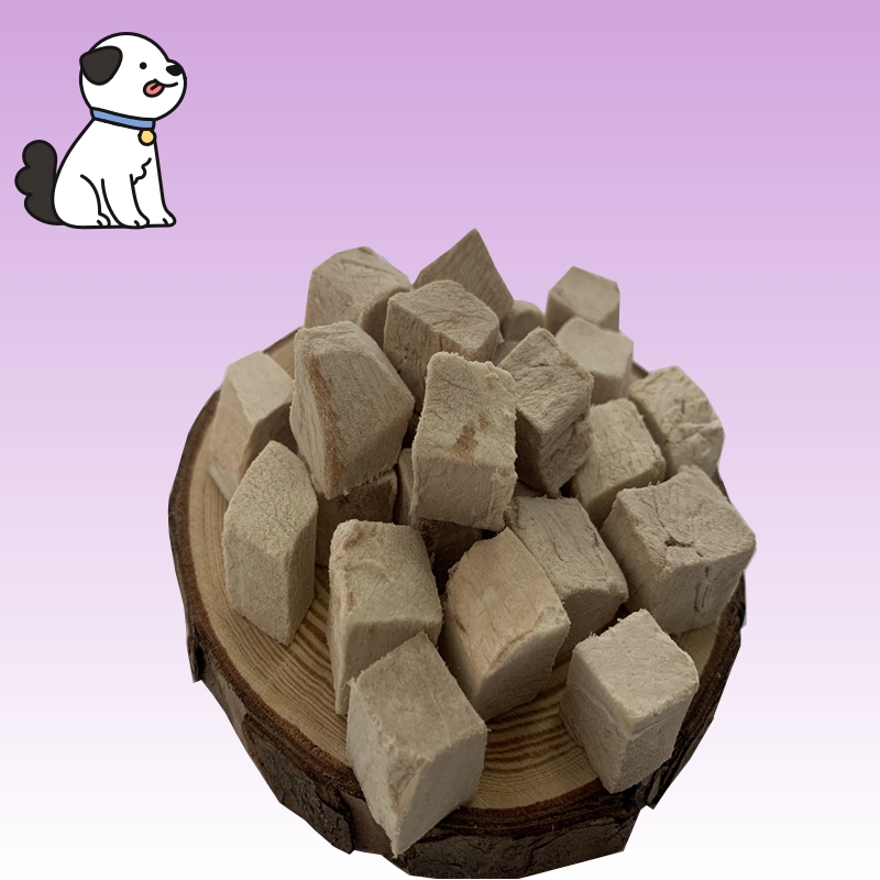 Door To Door Ship Dried Chicken Cube Dogs Treats Freeze Dried Duck Cube Factory