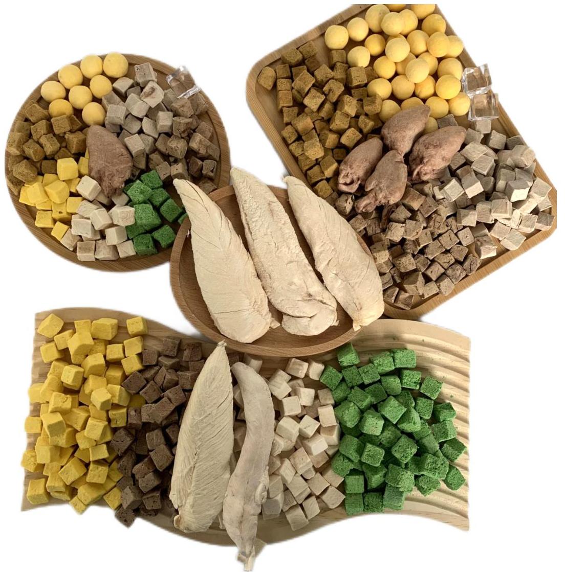OEM ODM Pet Food 100% Freeze Dried 100g Chicken Meat Treats For Dogs and Cats Food Pet Cat Dog Treats