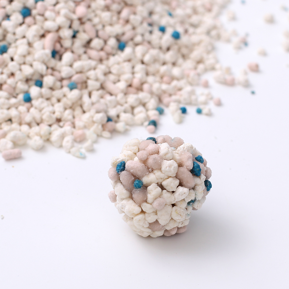Best selling products 2024 Spherical Puffed High Quality Tofu Cat Litter