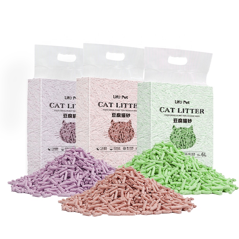 Activated Carbon Cat Litter Tofu New Innovation Tofu Litter For Cats
