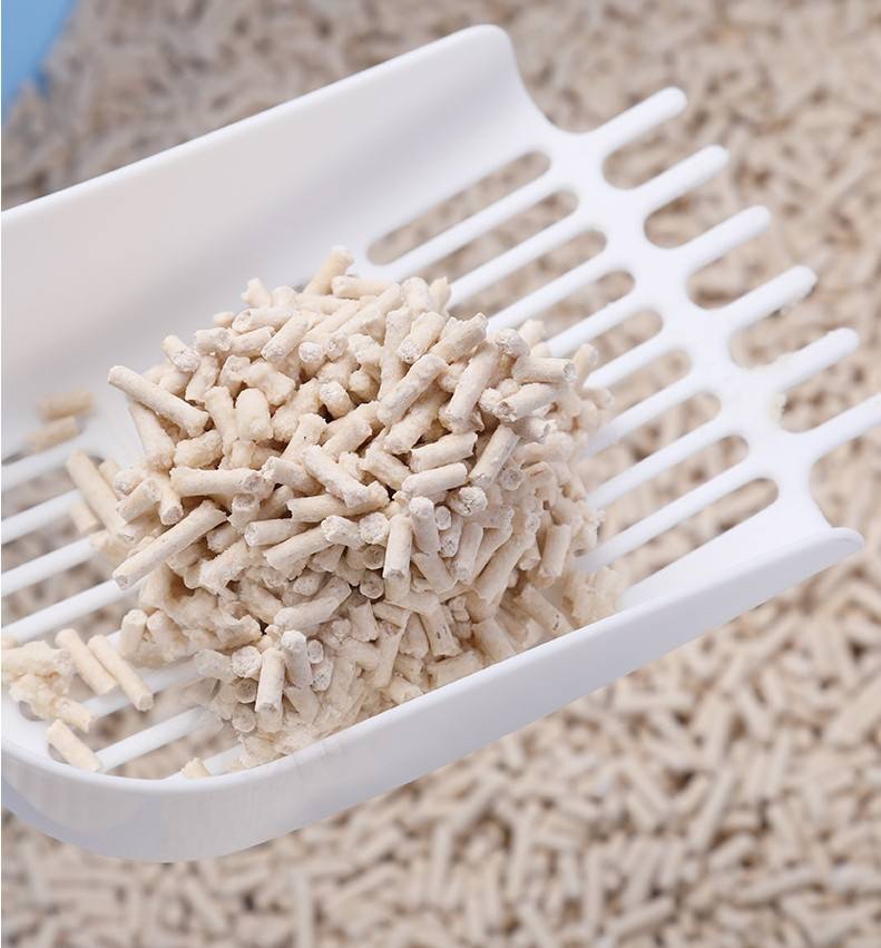 Biodegradable Tofu Cat Litter Eco-Friendly Corn Starch Based Lavender Flushable Clumping Sand Ingredients Baby Powder Inspired