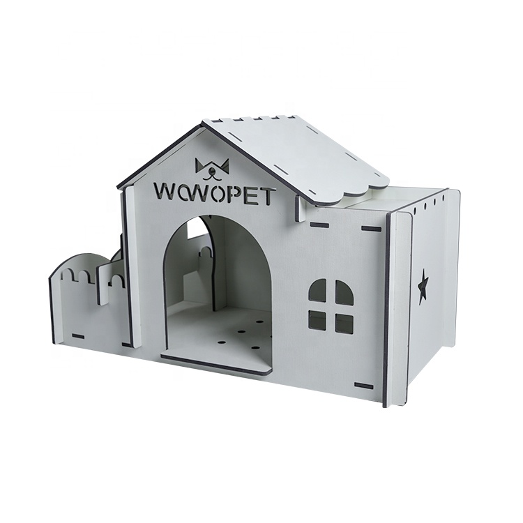 2021 Modern Animal Cage Solid Opening Roof Dog House for Small Pet House