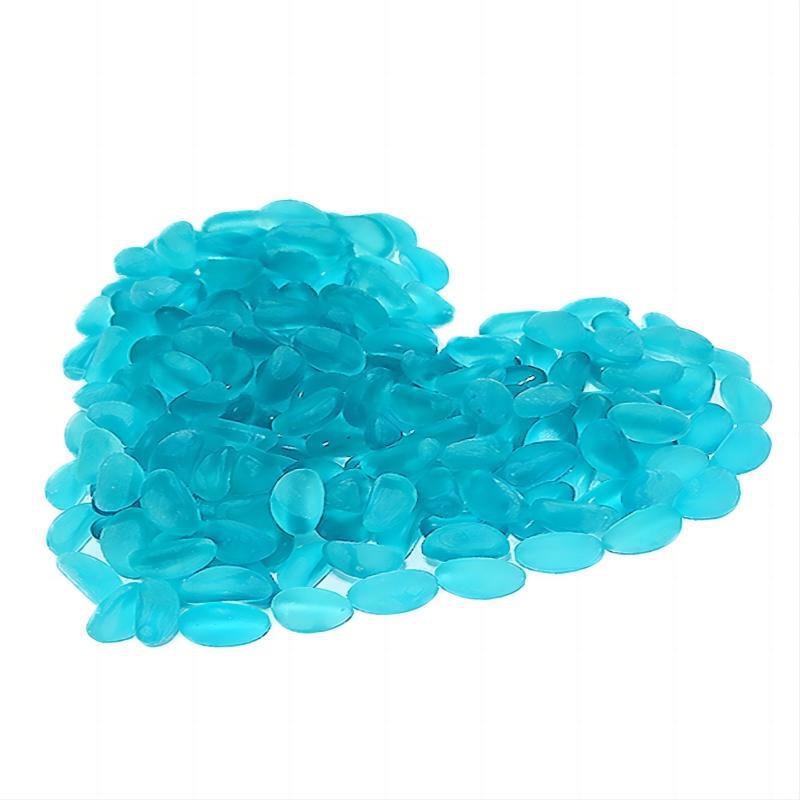Hot Sales Sea Decoration Glass Beads Multicolored Frosted Stone Home Aquarium Decoration