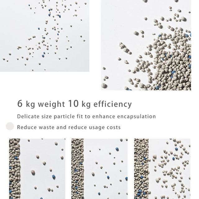 Factory Wholesale Odor Control Cat Litter Sand Ball Shape for Cats Natural mineral cat litter